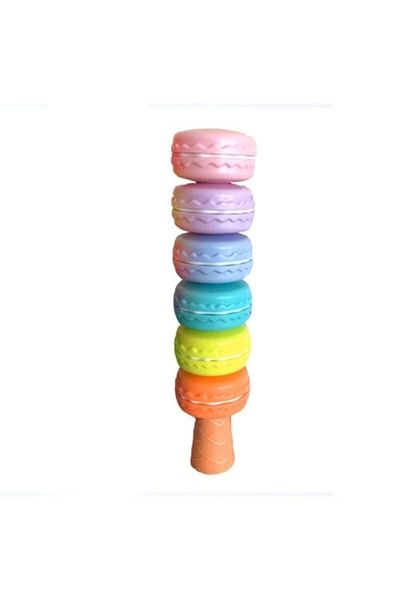 Maxx Macaron Look - Shaped Highlighter Pastel Colored Pack of 6