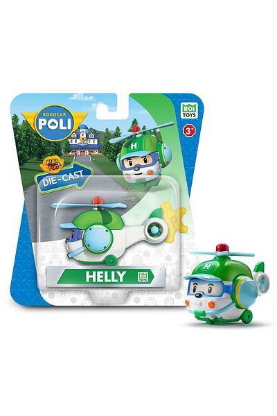 Robocar Poli Roı Toys Metal Vehicle Character Figures - Helly 83160