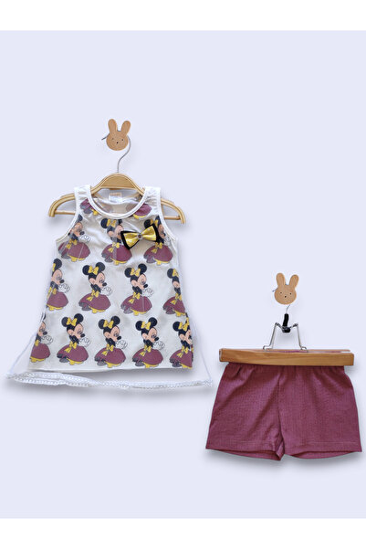 PİNPON Tulle Floral Shorts Set