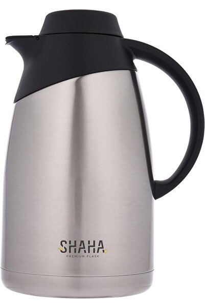 Koolen Shaha Stainless Steel Vacuum Flask, 1.4L With Filter, Steel
