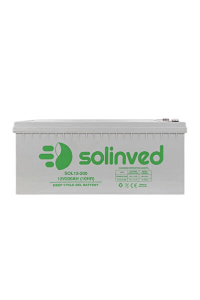 SOLİNVED Solinved 12v 200ah Jel Akü Deep Cycle