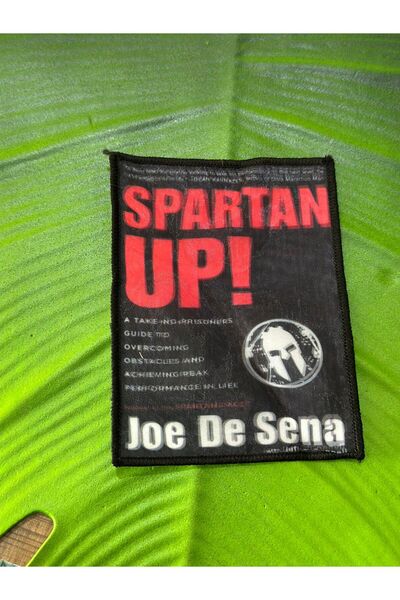 Gönülden Tasarım 12X9 CM SPARTAN UP SCRIT ARMATURA APLICATĂ CUSUTĂ