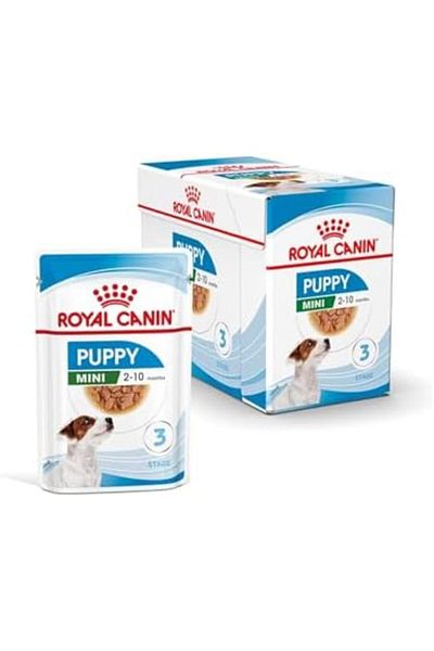 Royal Canin , Mini Puppy Pouch Wet Dog Food, 85 grams, Pack of 12