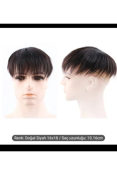 Handmade Male Hair Real Hair Human Hair Natural Can Be Dyed Guaranteed Crown