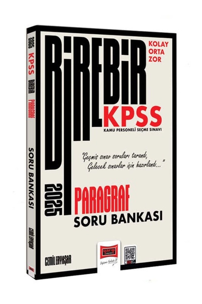 Yargı Yayınları 2025 KPSS Birebir Serisi Kolay-Orta-Zor Paragraf Soru Bankası