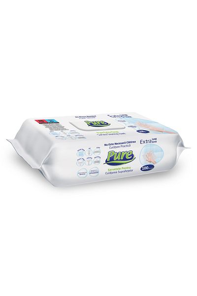 Pure Pure Multi-Surface Wet Wipes – Fast and Efficient Cleaning!