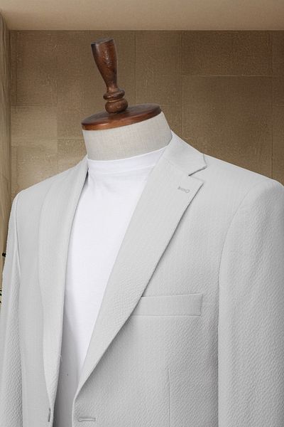 Sergio Ferraro Stone Waist Elastic Summer Casual and Stylish Suit Jacket Pants Set, Jogger Set