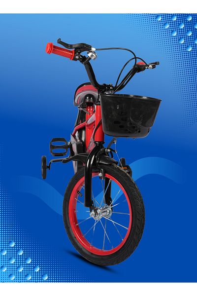 MG 12 Inch Bicycle For 2-4 Years Old Kids, Steel Frame, Adjustable Seat, Smooth Ride, Safe & Stable-Red