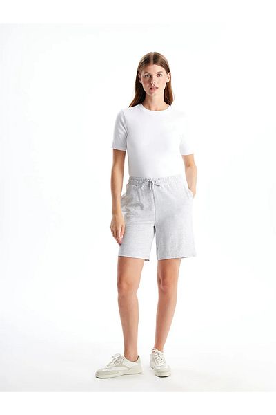 LC Waikiki Lcwaikiki Basic Women's Shorts with Elastic Waist