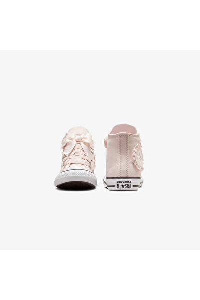 Converse Chuck Taylor All Star Ruffles & Bows Easy-On Youth High Top Blush Hush Çocuk Pembe Sneaker
