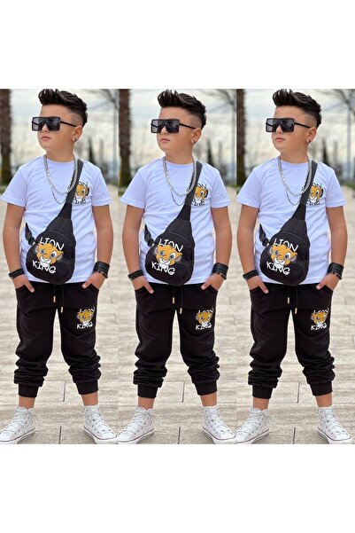 Butik Li̇on Ki̇ng Thişört Pantlon Çantali Takimlar