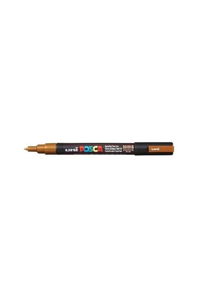 Uni Posca Pc-3m Painting Marker 0.9-1.3 Mm - Metallic Bronze