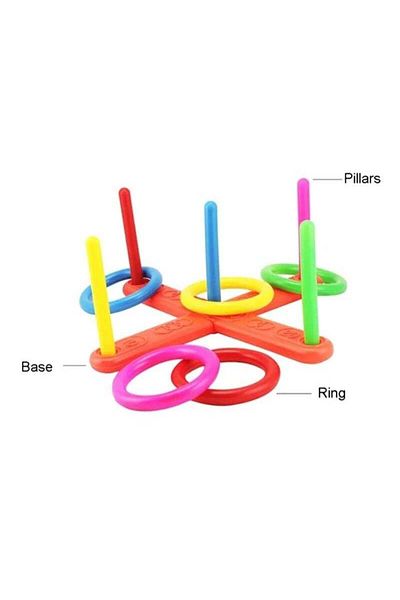 BabyCara Plastic Toss Ring Game Set