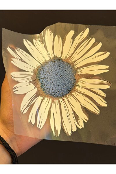 Gönülden Tasarım 16X15 CM Imprimare prin transfer cu flori de margaretă, care...