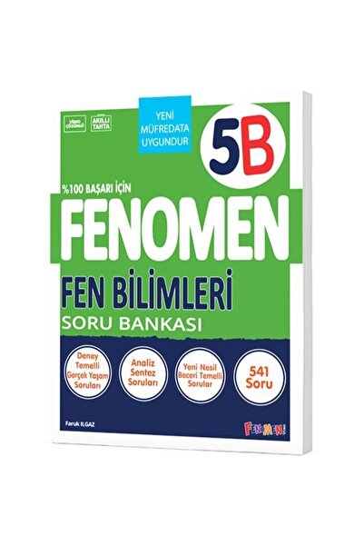 Fenomen Yayıncılık 5.sınıf Fen Bilimleri B Soru Bankası
