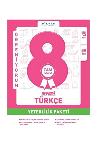 Bilfen Yayıncılık 8. Sınıf Türkçe Depar Yeterlilik Paketi Bilfen Yayınları