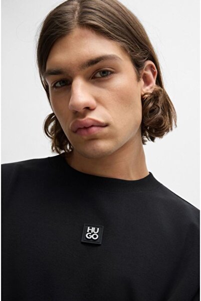 HUGO Logo Cotton Crew Neck Relaxed Fit Sweat Men's SWEAT50509270 001