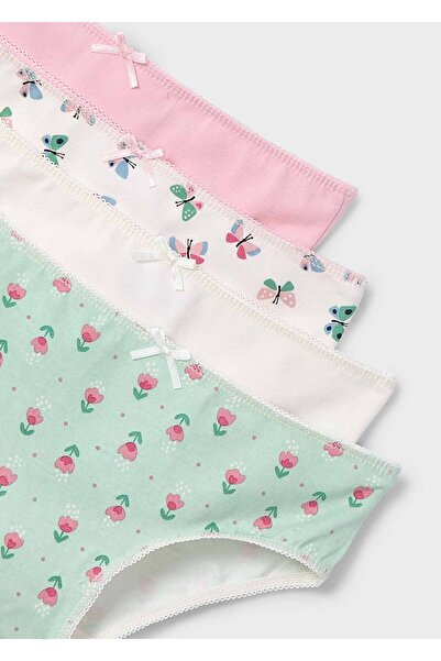 MAYORAL Girl's 4-Piece Panties Set Powder 10901