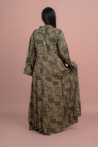 IKKXA Modern Printed Jalabiya