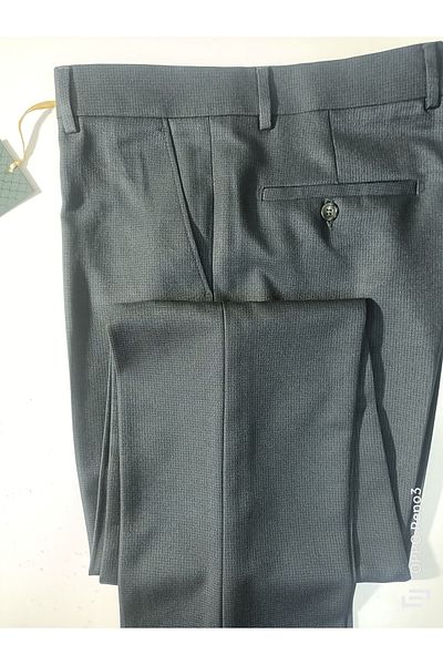 LAMPART Regular Polyviscose Fabric Trousers