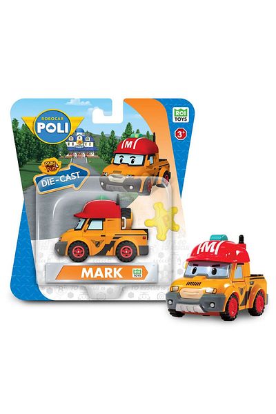 Robocar Poli Roı Toys Metal Vehicle Character Figures - Mark 83305