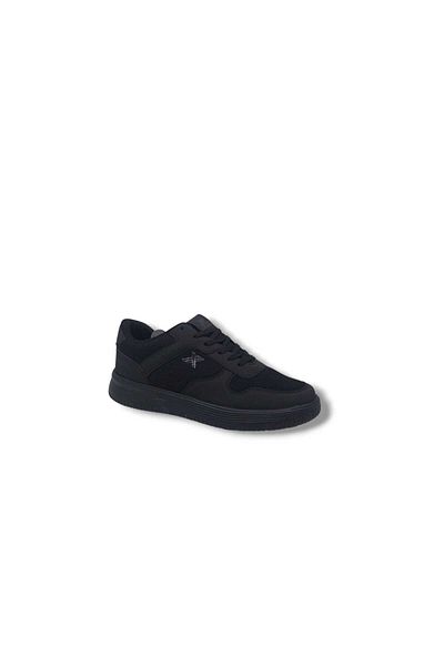 Zerhan Lutton 4027 Men's Black Mesh Large Size Sports Shoes 45 46 47 48