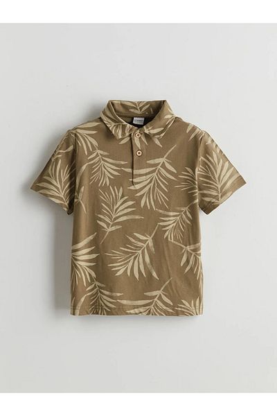 LC Waikiki Lcw Kids Khaki Polo Neck Boys T-Shirt and Shorts