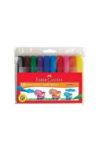 Faber Castell جامبو 47 قلم تحديد 6 ألوان للرسم الفني