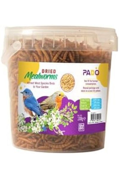 PADO Dried Mealworms for birds and fishes 100g