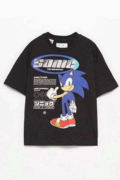 1blood تي شيرت أسود سوبر سونيك لا يمكن إيقافه للجنسين