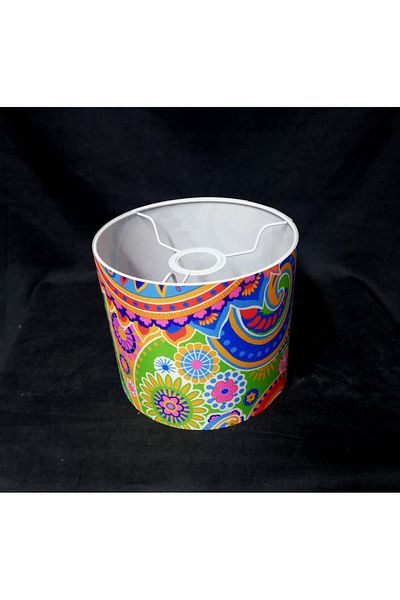 TEKAY AYDINLATMA Coloured Fabric Lampshade Head Diameter: 20 cm Height: 16 cm