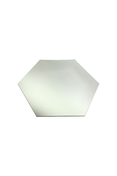 Mirror Diamond Acrylic Hexagon Design Mirror - Luxury Home - 12-14 cm - 1 Piece