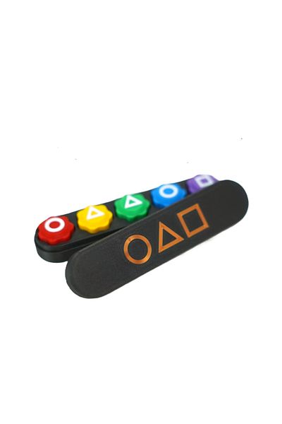 OEM Gonggi game set with stand, Squid Game, 3D printed, multicolor
