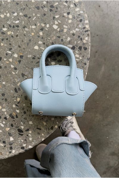 Mupa Shoes Women's Mini Hand and Shoulder Bag Blue