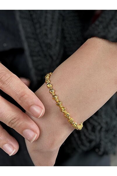 NEW'ORO JEWELRY Dorika Toplu 22 Ayar Altın Bileklik