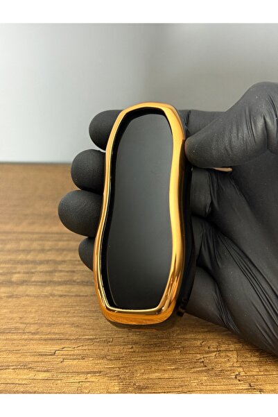 Luxe Aksesuarr Porsche Smar Panamera- Macan - Cayenne Husa de protectie cheie din silicon cu 3 butoane Culoare neagra