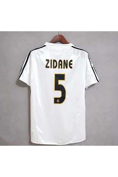 Lion Spor Z'Inedine Z'Idane 2004-05 Season R'Eal m'Adrid Home Retro Jersey