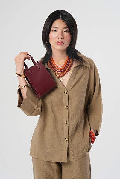 Orfeo Negro ΓΥΝΑΙΚΕΙΟ ΠΟΥΚΑΜΙΣΟ 100% ΛΙΝΟ ΜΟΝΟΧΡΩΜΟ ΛΙΝΟ ΛΙΝΟ