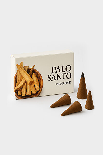 Hyge Palo Santo Aromalı Konik Tütsü 10'lu | Palo Santo Cone Incense – Arındır...