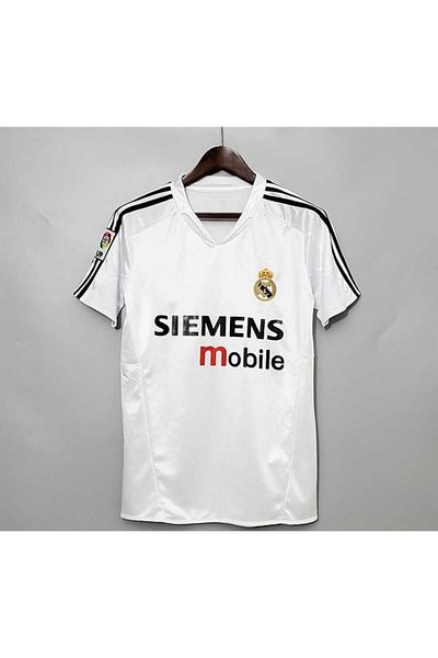 Lion Spor D'Avid B'Eckham 2004-05 Season R'Eal m'Adrid Home Retro Jersey