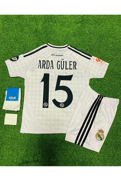 BARBITOS Realmadrid 2024/25 Season Back Smile Boy Jersey Set of 4 Socks Wristband with Gift Hd1199