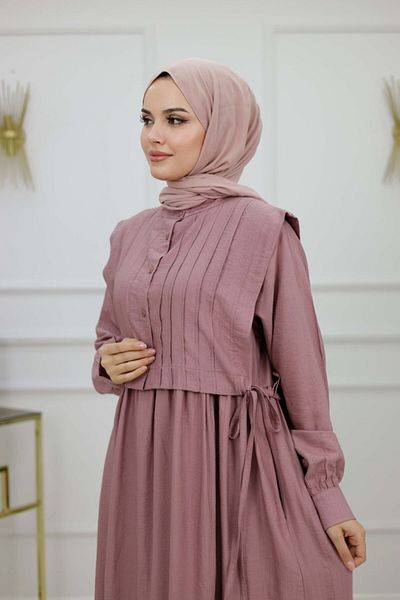 Enans Design Γυναικείο Φόρεμα Hijab Γιλέκο