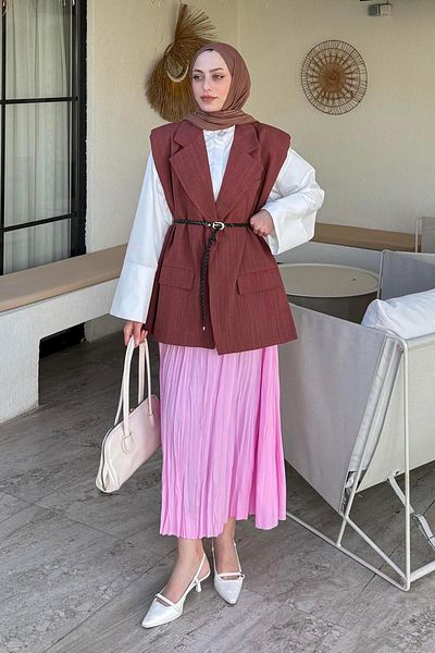 lamelif Padded Vest Tile
