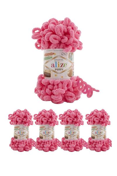 Alize Puffy Turkish Original Yarn - 5 Pieces