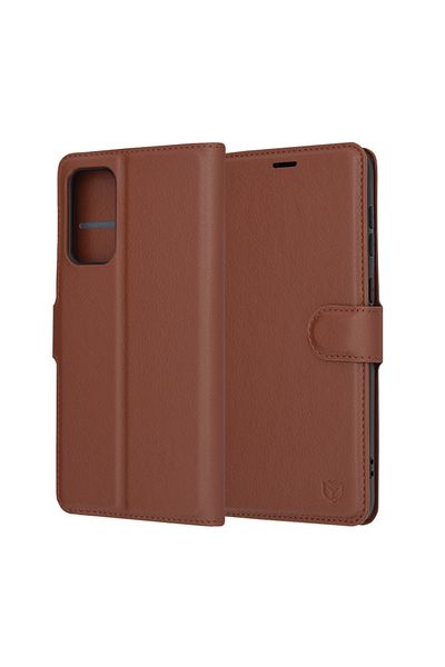 Techsuit Case for Samsung Galaxy A33 5G - Techsuit Leather Folio - Brown