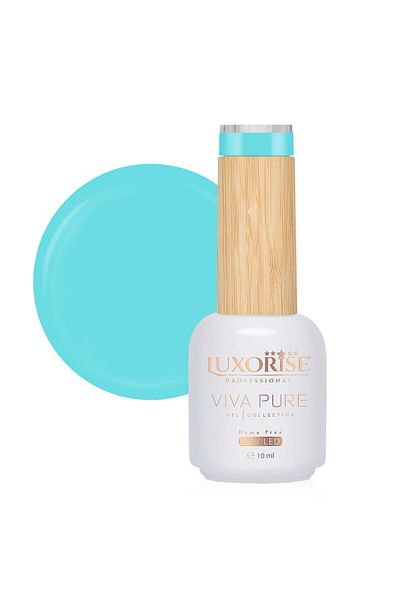 LUXORISE Oja semipermanentă Hema Free Viva Pure LUXORISE - Aquamarine Spice 10ml