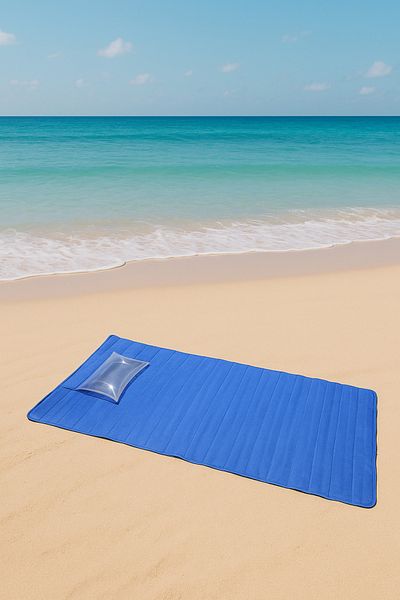 Myvenia Beach Straw Foldable Hanging Case 150X75 Fiber Camping Picnic Mat