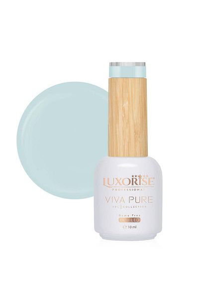 LUXORISE Oja semipermanentă Hema Free Viva Pure LUXORISE - Pastel Emerald 10ml