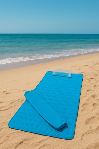 Myvenia Beach Straw Foldable Hanging Case 150X75 Fiber Camping Picnic Mat