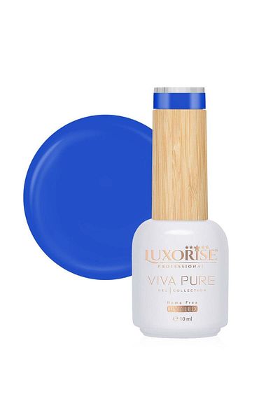 LUXORISE Oja semipermanentă Hema Free Viva Pure LUXORISE - Cobalt Cruise 10ml